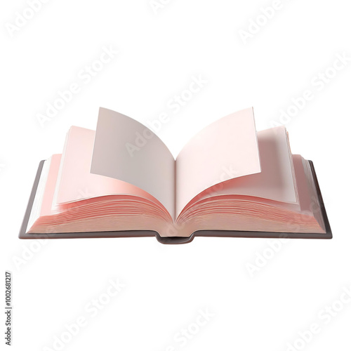 Study Essentials: Glasses and Open Book Transparent Background