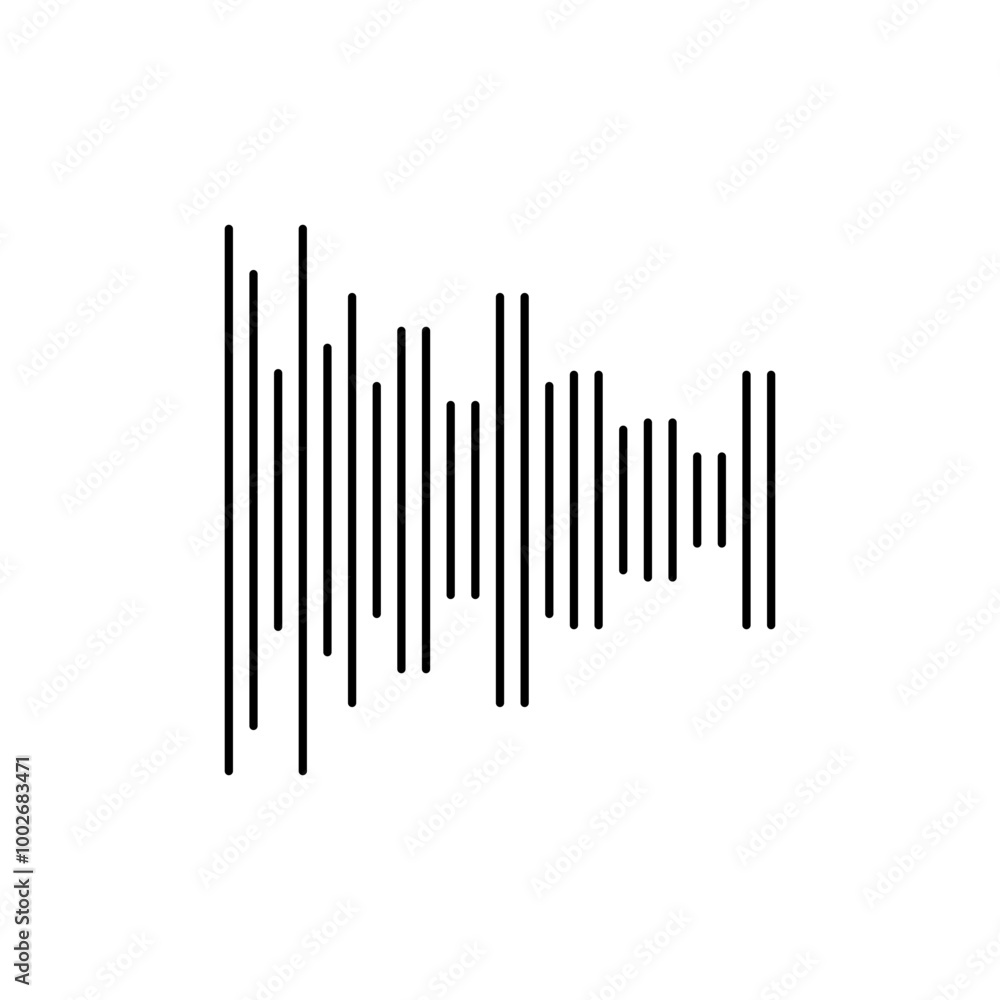 Sound Waves Glyph Sound Waves Glyph