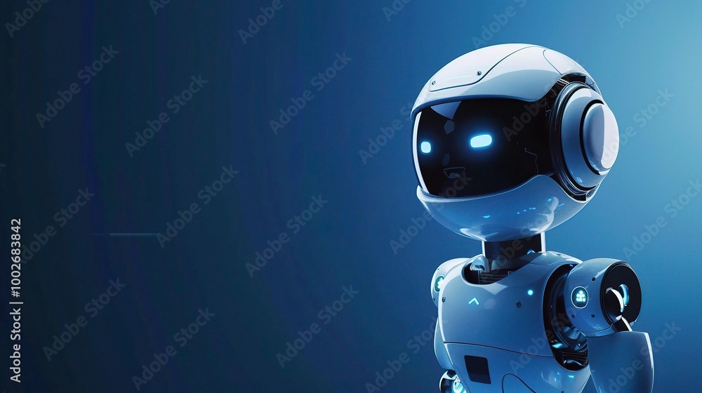 Stunning Blue Intelligent Robot Technology Background: A Futuristic and Advanced Vision. Explore the Possibilities Stunning Blue Intelligent Robot Technology Background: A Futuristic and Advanced Vision. Explore the Possibilities