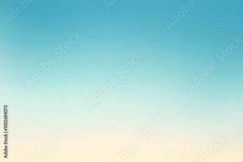 Gradient cream to light sky blue abstract background