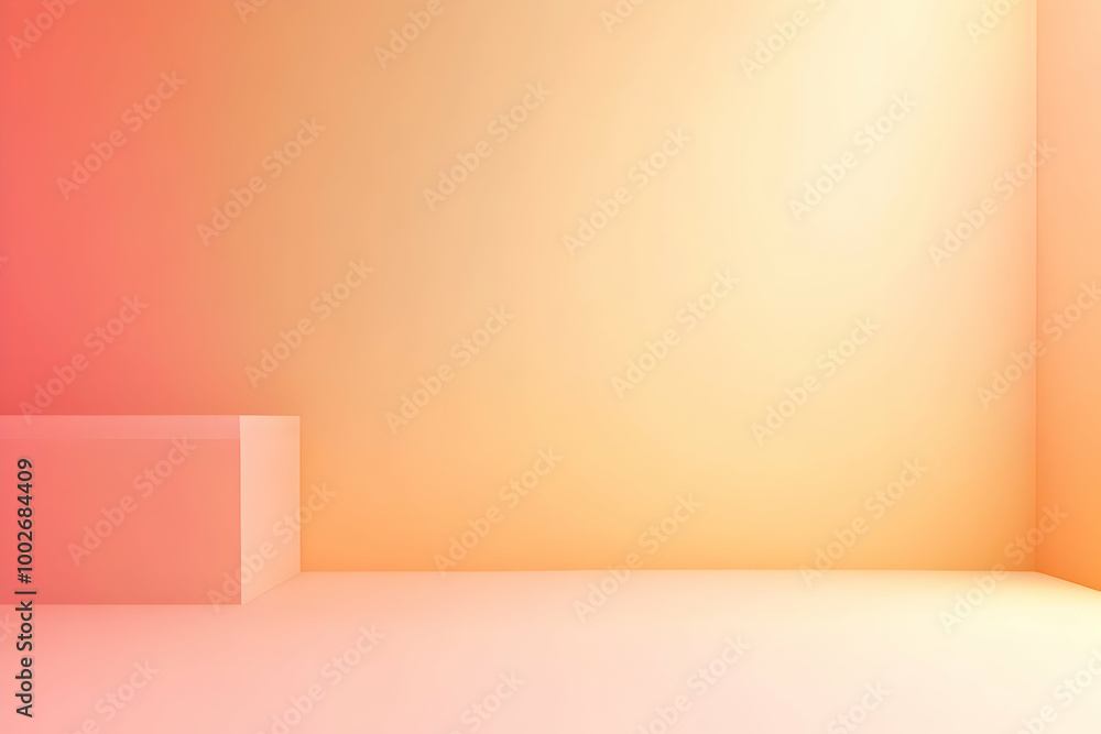 Gradient light blue to pastel orange abstract background Gradient light blue to pastel orange abstract background