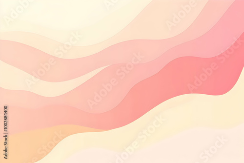Gradient pastel pink to light peach abstract background