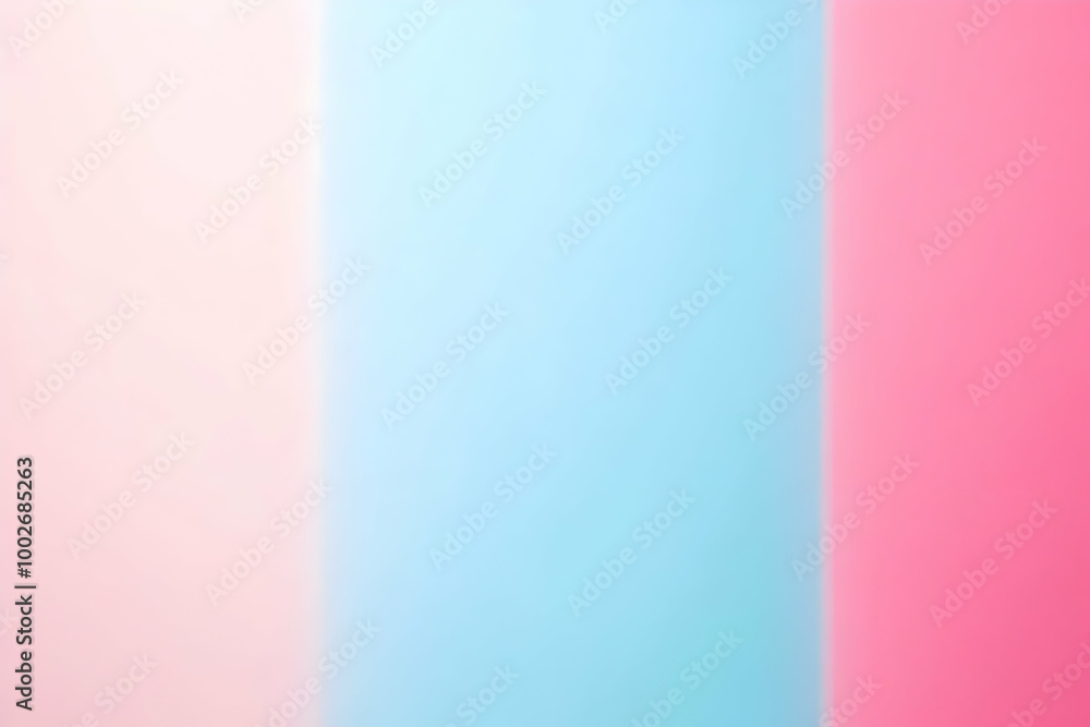 Fototapeta premium Gradient baby pink to light blue abstract background