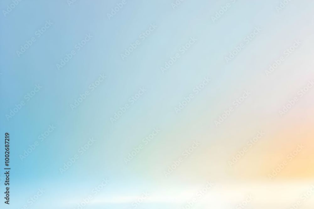 Obraz premium Gradient light silver to light blue abstract background