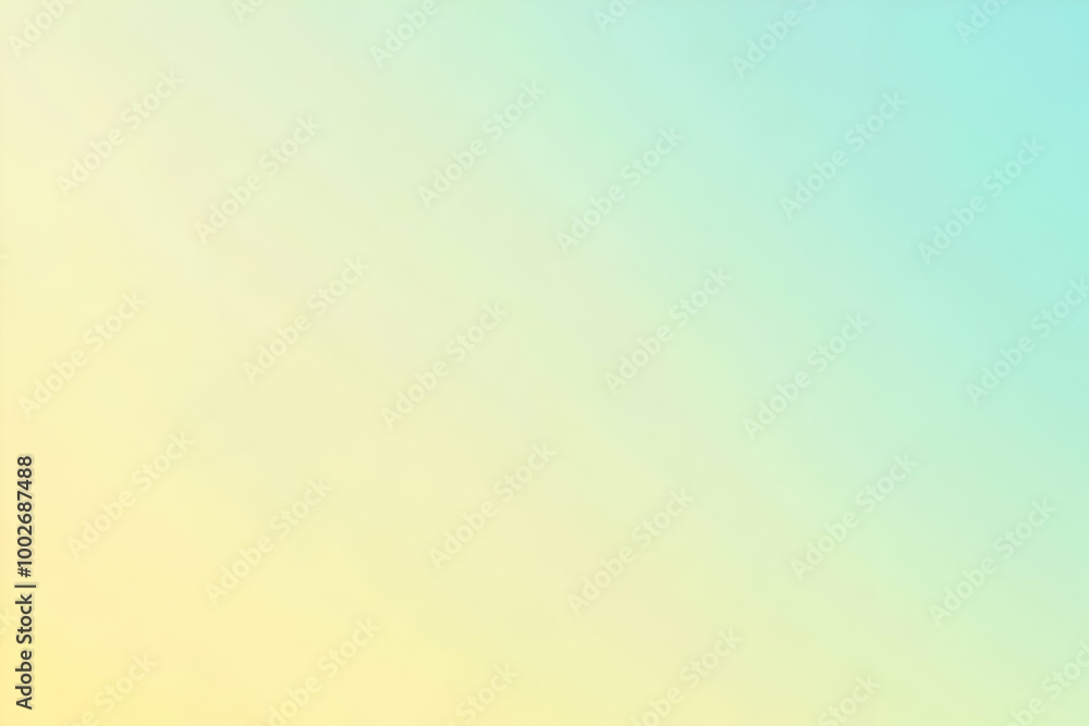 Obraz premium Gradient light yellow to light mint abstract background