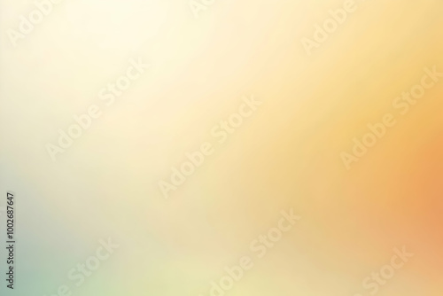 Gradient soft beige to light yellow abstract background