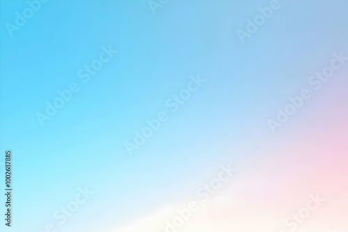 Gradient light blue to baby blue abstract background