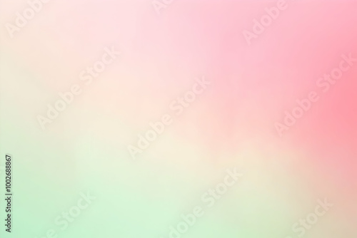 Gradient light green to light pink abstract background