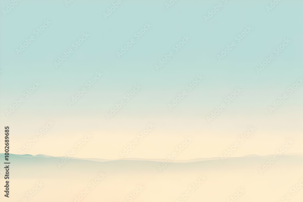 Gradient cream to light cyan abstract background Gradient cream to light cyan abstract background
