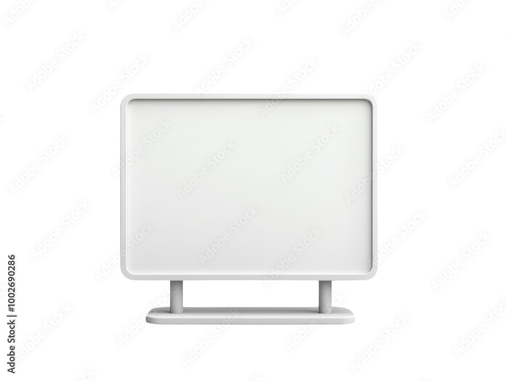 Blank digital sign for customizable advertising display Blank digital sign for customizable advertising display