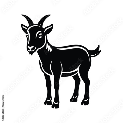 goat vector logo icon template