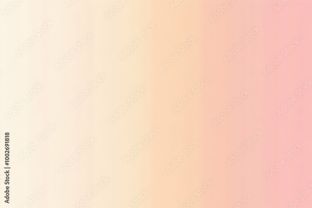 Fototapeta premium Gradient soft beige to light peach abstract background