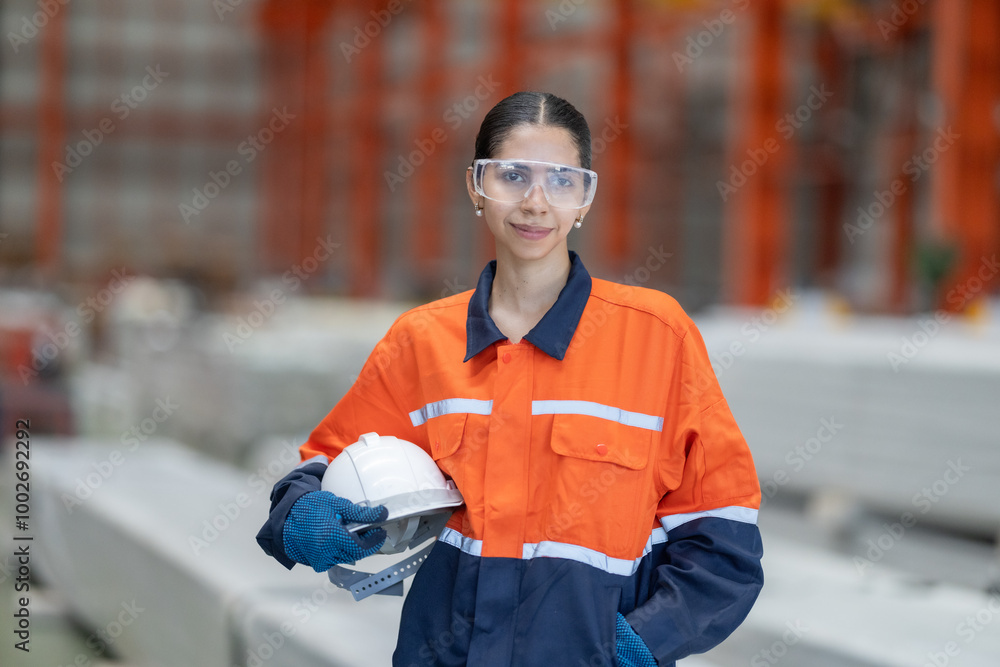 Fototapeta premium 2. Confident Technician at Metal Sheet Factory