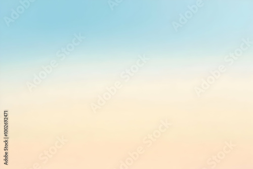 Gradient light blue to cream abstract background