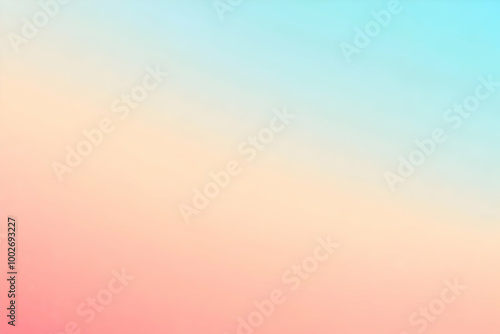 Gradient light seafoam to light pink abstract background