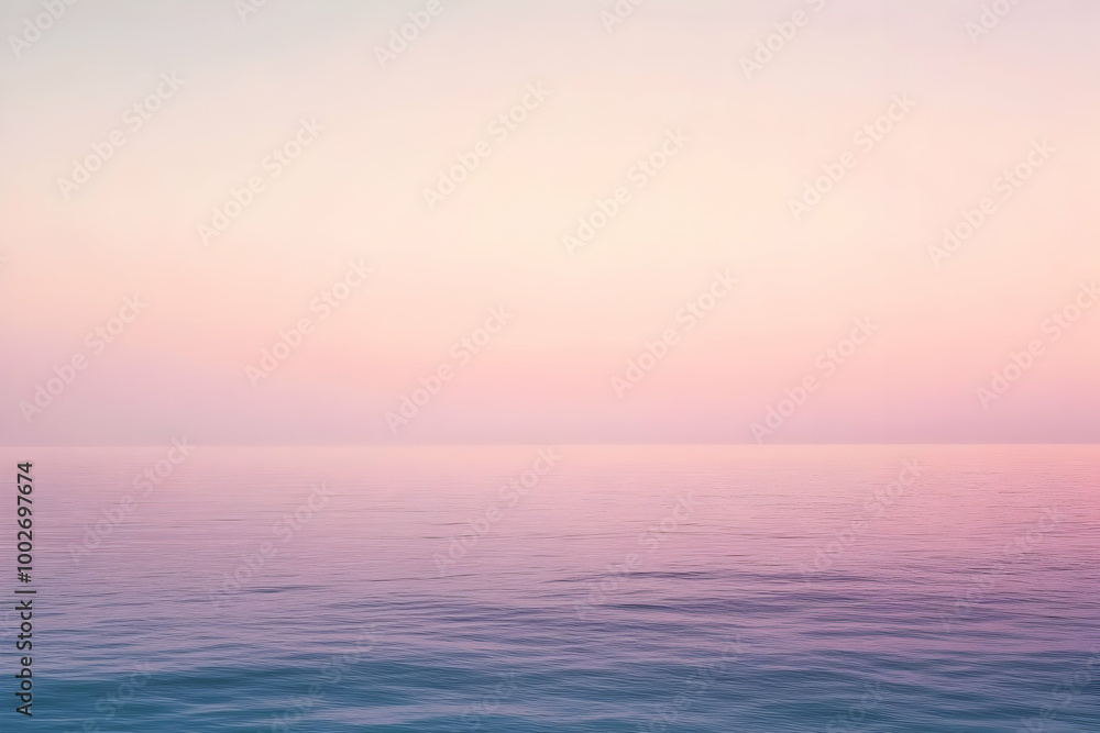 Obraz premium Gradient light seafoam to soft lilac abstract background