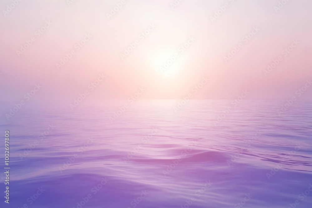 Obraz premium Gradient light seafoam to soft lilac abstract background