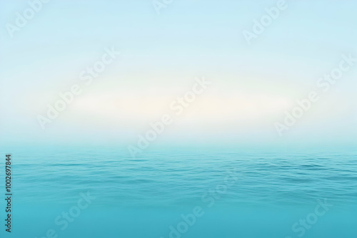 Gradient light blue to light seafoam abstract background