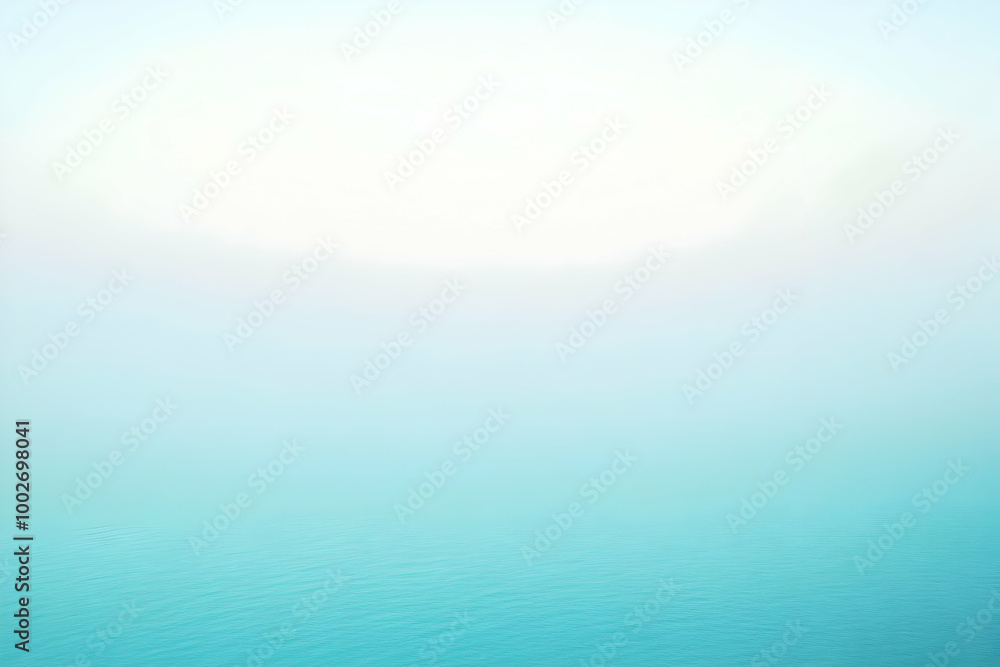 Obraz premium Gradient light seafoam to light cyan abstract background