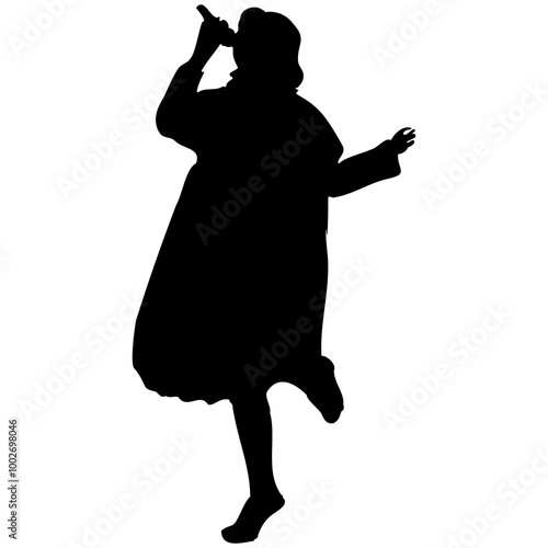 Singer Pose Silhouette. singing with a microphone on the stage. High quality silhouette singers . Pop, country music, rock stars and hiphop rapper artist vocalists . Popular singer super star vector s