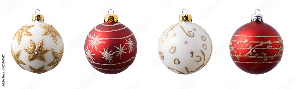 Decorative Christmas Ornaments Collection, Isolated on a Transparent Background, Graphic Resource Decorative Christmas Ornaments Collection, Isolated on a Transparent Background, Graphic Resource