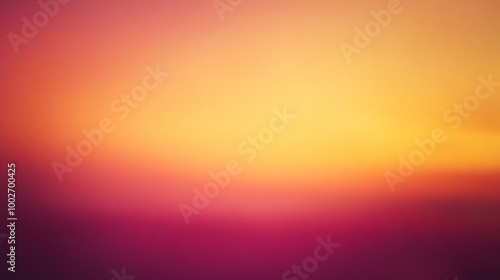 Blurred gradient amber to cherry abstract background