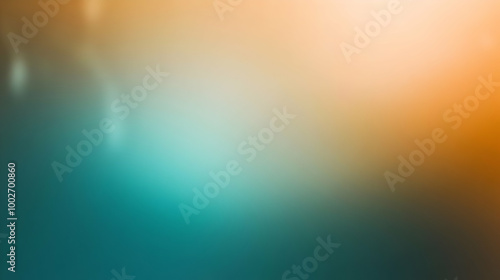 Blurred gradient bronze to teal abstract background