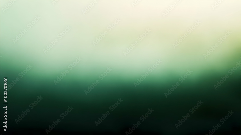 Obraz premium Blurred gradient forest green to smoke abstract background