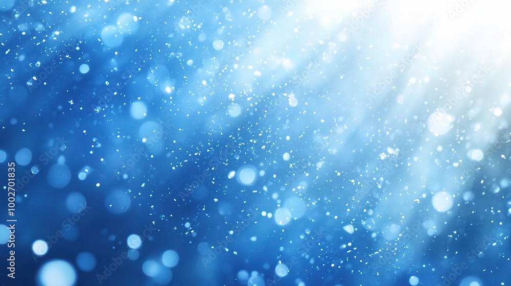Sparkling Blue Background with Soft Light Effects Sparkling Blue Background with Soft Light Effects
