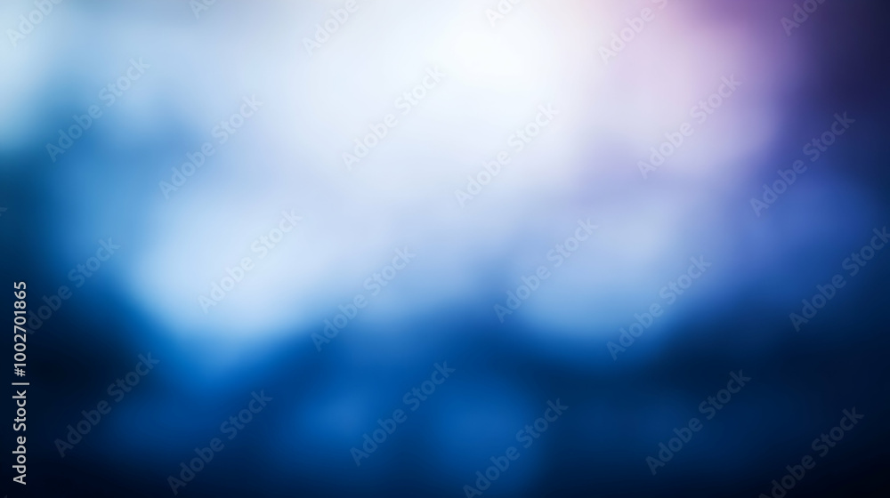 Obraz premium Blurred gradient indigo to silver abstract background