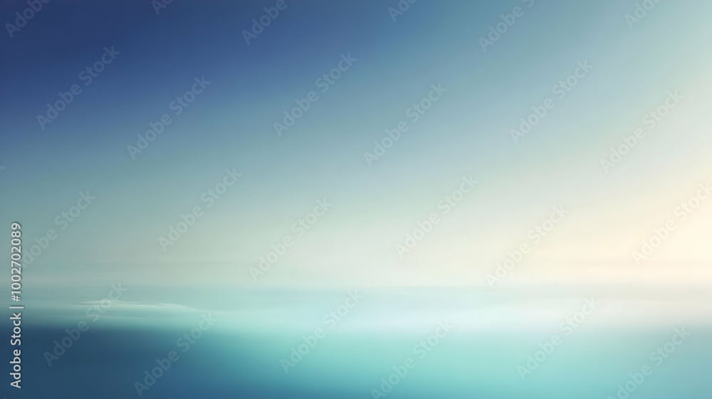 Fototapeta premium Blurred gradient jade to indigo abstract background