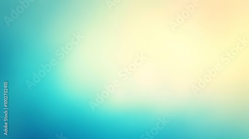 Blurred gradient turquoise to sapphire abstract background