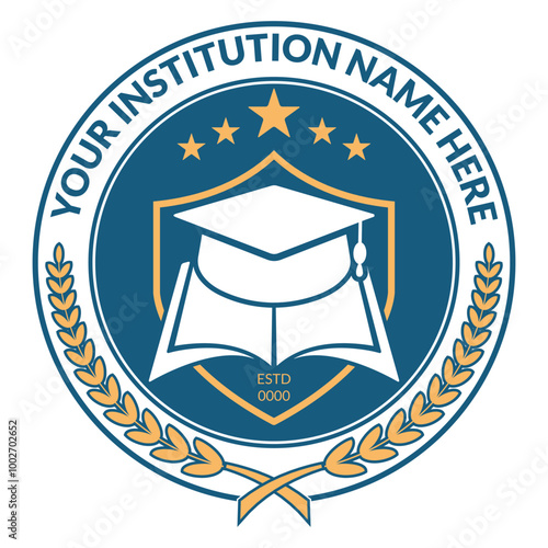 Education logo design template for school and organization