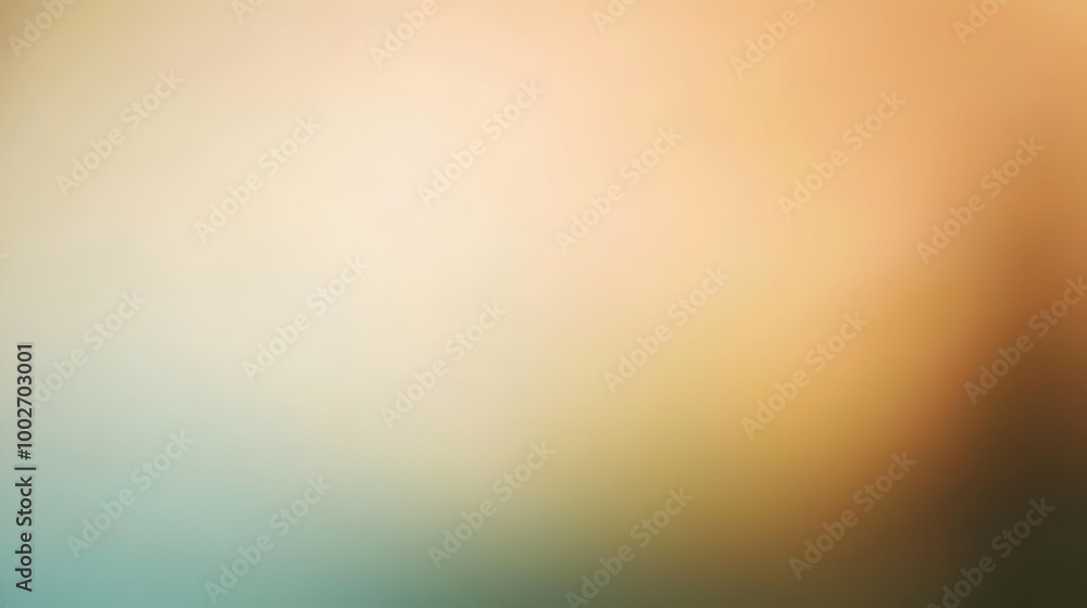 Obraz premium Blurred gradient brown to khaki abstract background