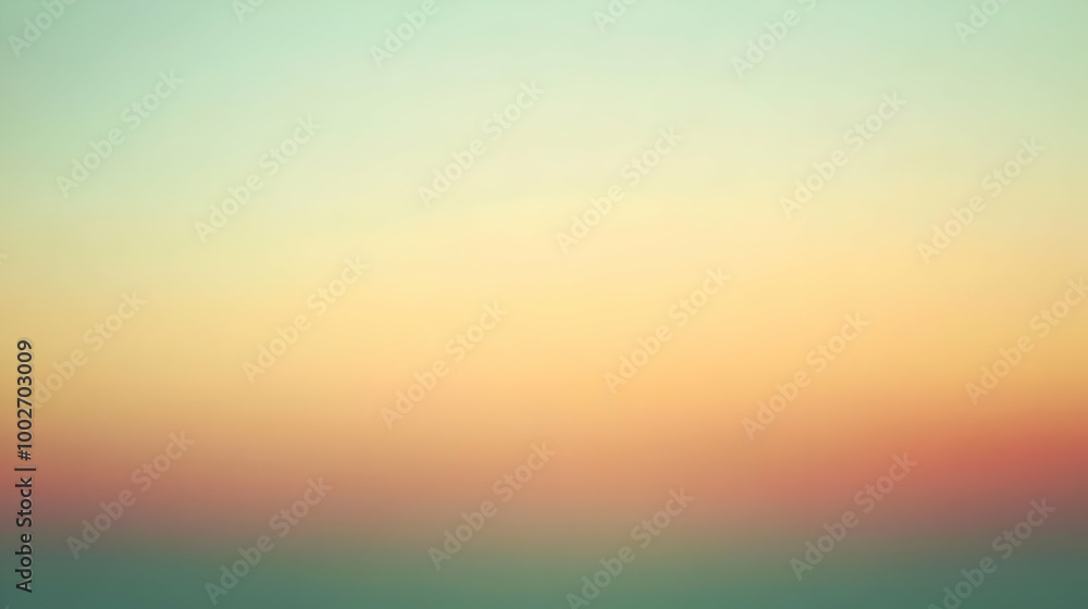 Fototapeta premium Blurred gradient jade to ochre abstract background