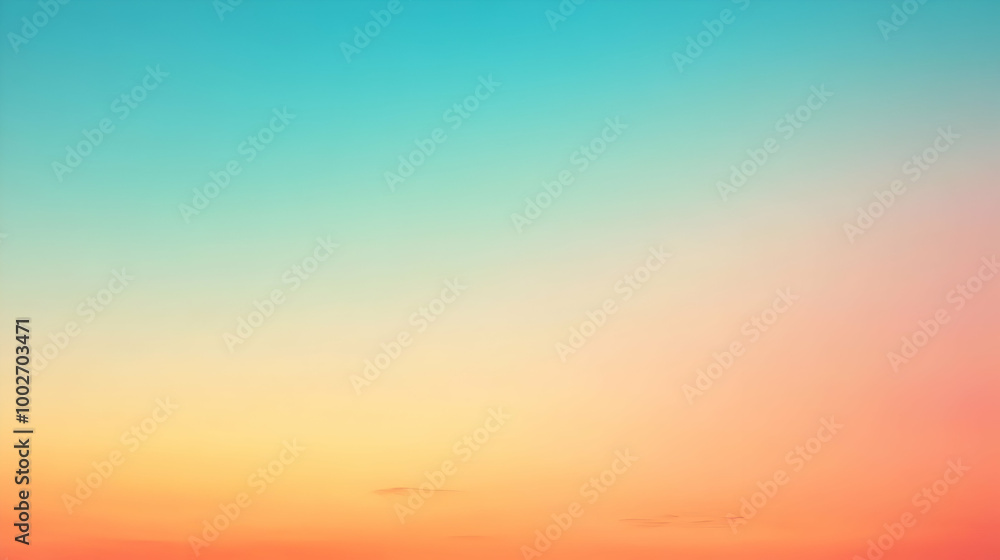 Blurred gradient orange to sky blue abstract background Blurred gradient orange to sky blue abstract background