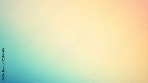 Blurred gradient blue to cream abstract background