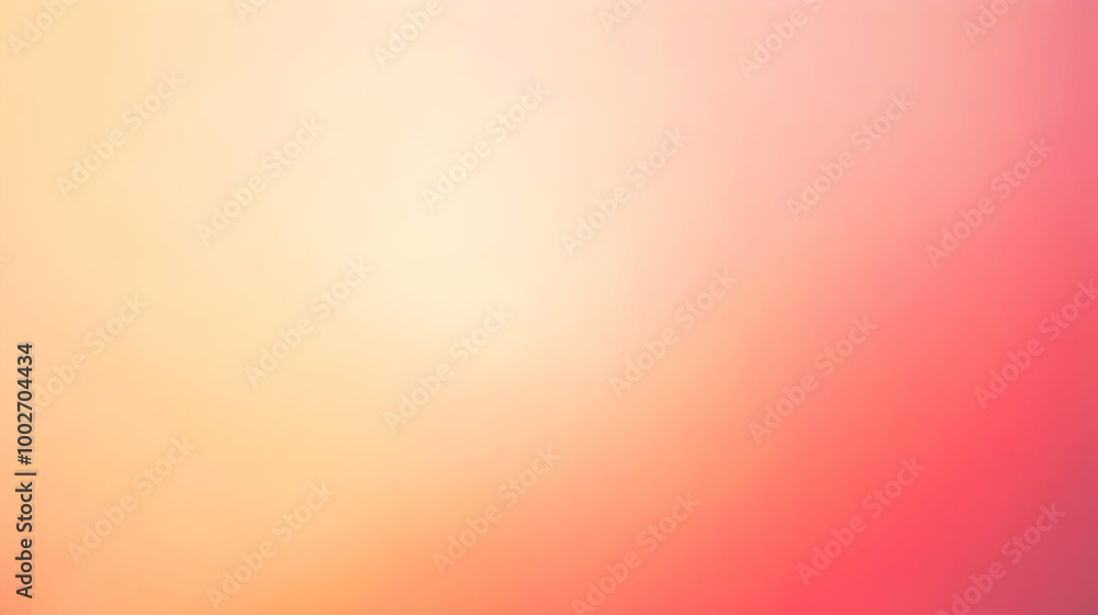 Blurred gradient coral to peach abstract background