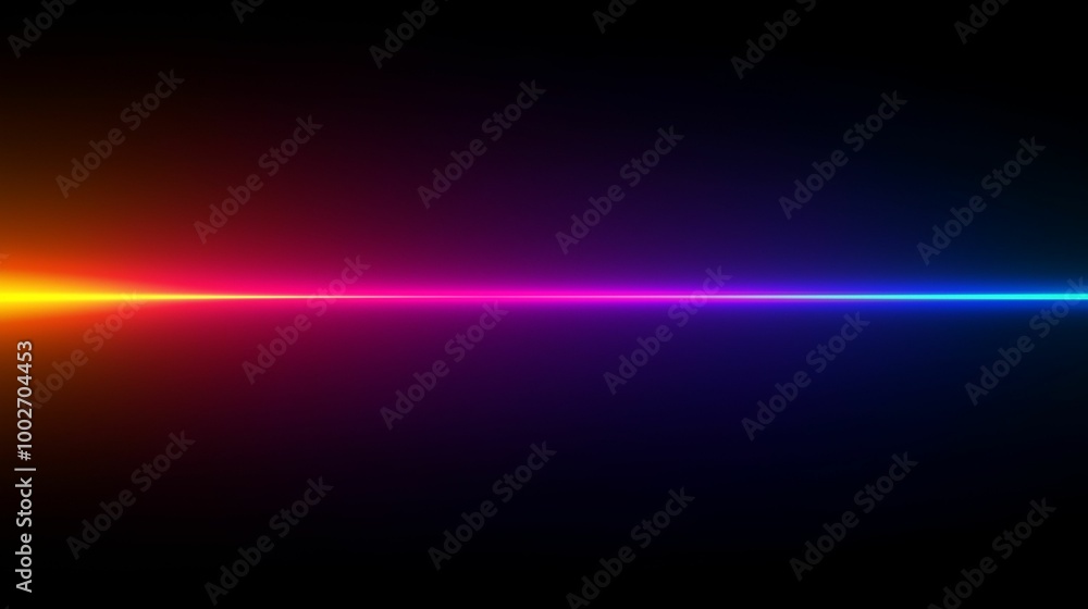 Naklejka premium Minimalistic neon dreams