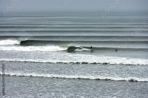 Chicama is famous for being home to one of the longest left-hand waves in the world. It is a renowned surf spot located in northern Peru, near the town of Puerto Malabrigo, in the La Libertad region photo