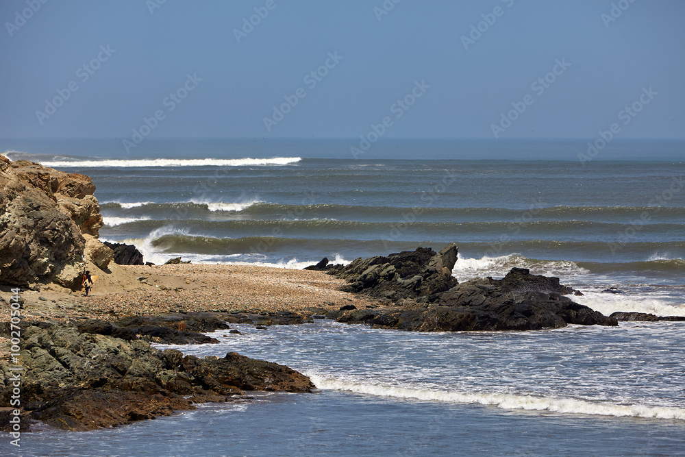 Chicama is famous for being home to one of the longest left-hand waves in the world. It is a renowned surf spot located in northern Peru, near the town of Puerto Malabrigo, in the La Libertad region