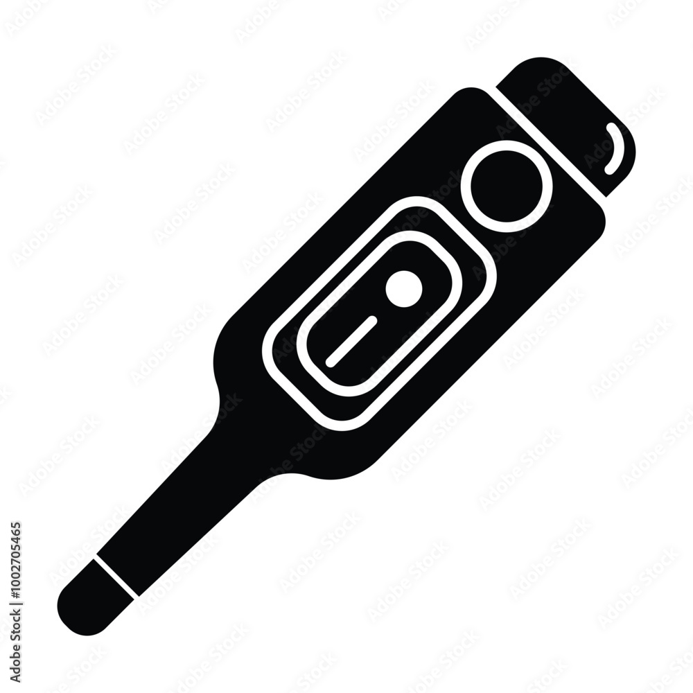thermometer icon vector on white background thermometer icon vector on white background