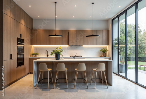 modern kitchen interior
