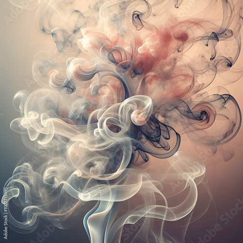 Abstract Smoke Swirls