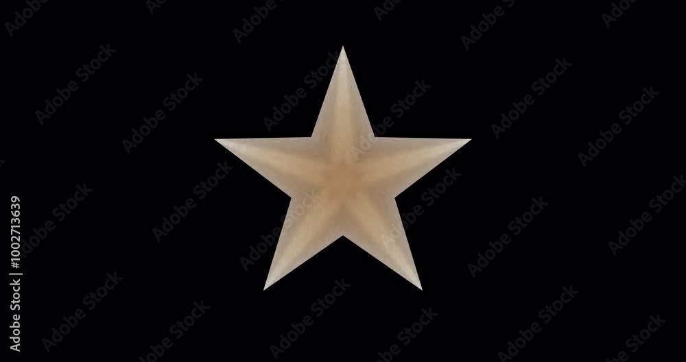 3d animated star rotating in a seamless loop 3d animated star rotating in a seamless loop