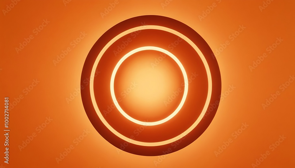 Abstract orange circles background