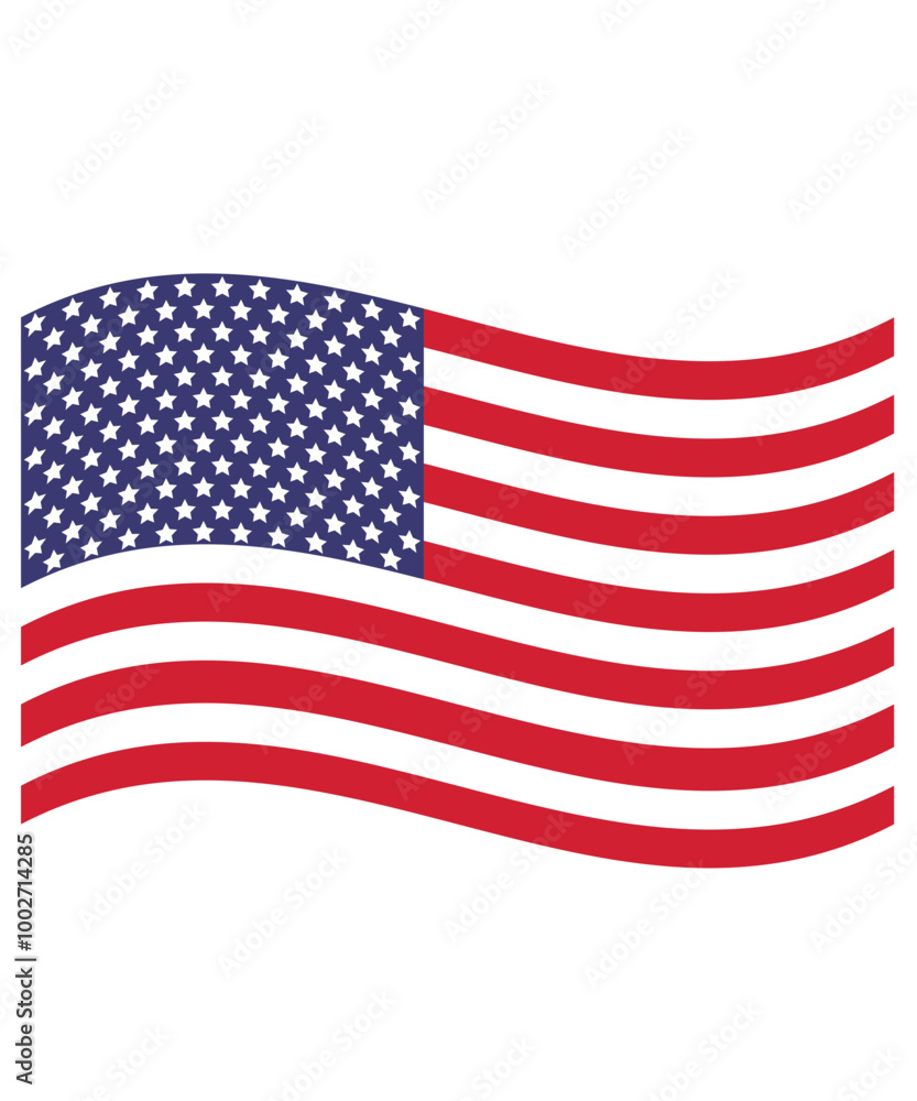 American USA Flag clip art design on plain white transparent isolated background for card, shirt, hoodie, sweatshirt, apparel, card, tag, mug, icon, poster or badge American USA Flag clip art design on plain white transparent isolated background for card, shirt, hoodie, sweatshirt, apparel, card, tag, mug, icon, poster or badge