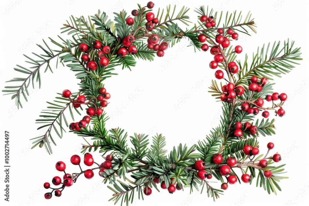 Close-Up of a Christmas Wreath Close-Up of a Christmas Wreath