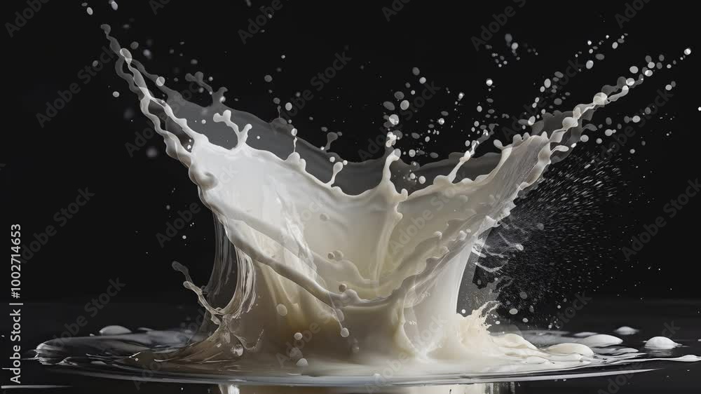 slow motion milk commercial dark background. sales business
slow motion milk commercial dark background. sales business