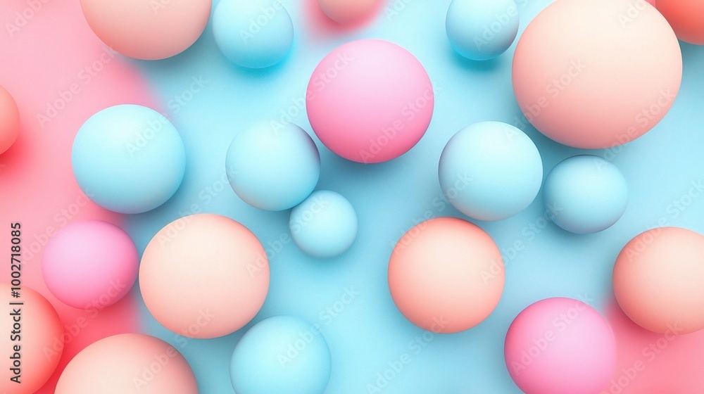 Colorful Spheres on a Soft Background Colorful Spheres on a Soft Background